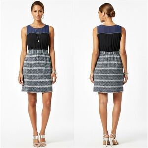 ANTHROPOLOGIE Moulinette Soeurs Carrington Tweed Sleeveless Mini Dress Size 12